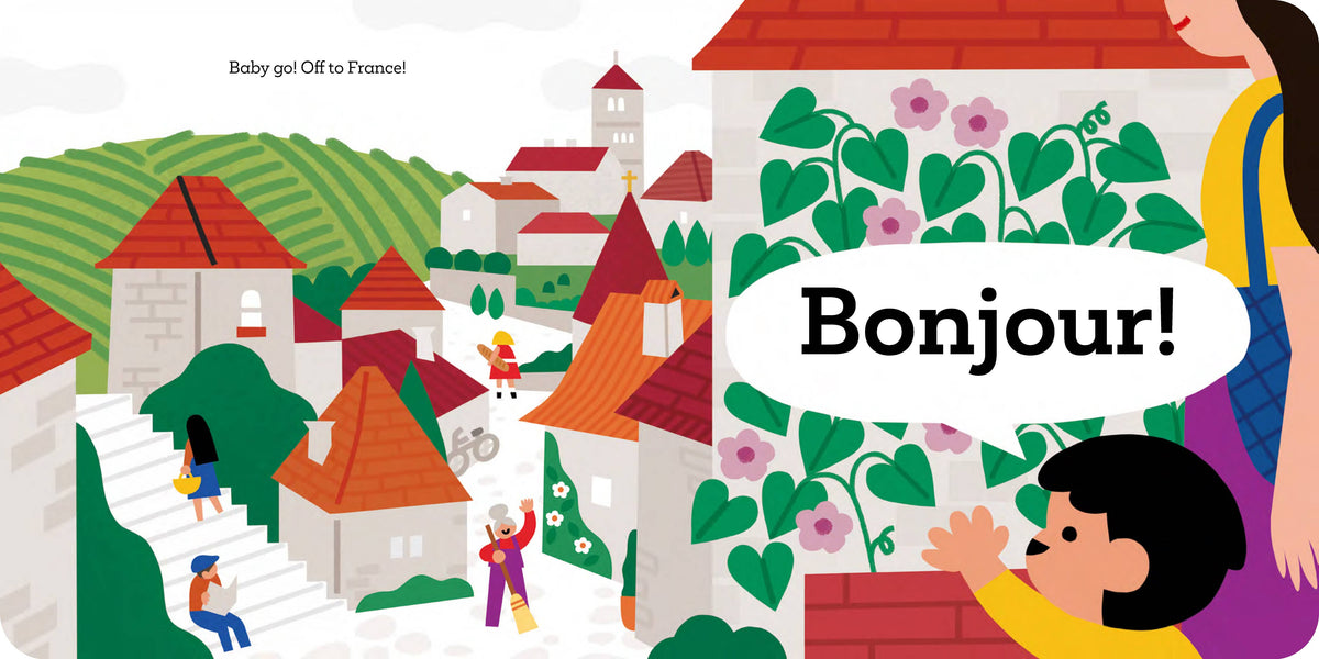 Baby Go! France – European Travel Board Book