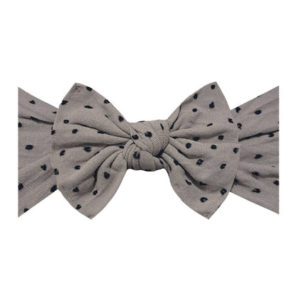 Baby Bling® Shabby Dot Knot soft nylon headband