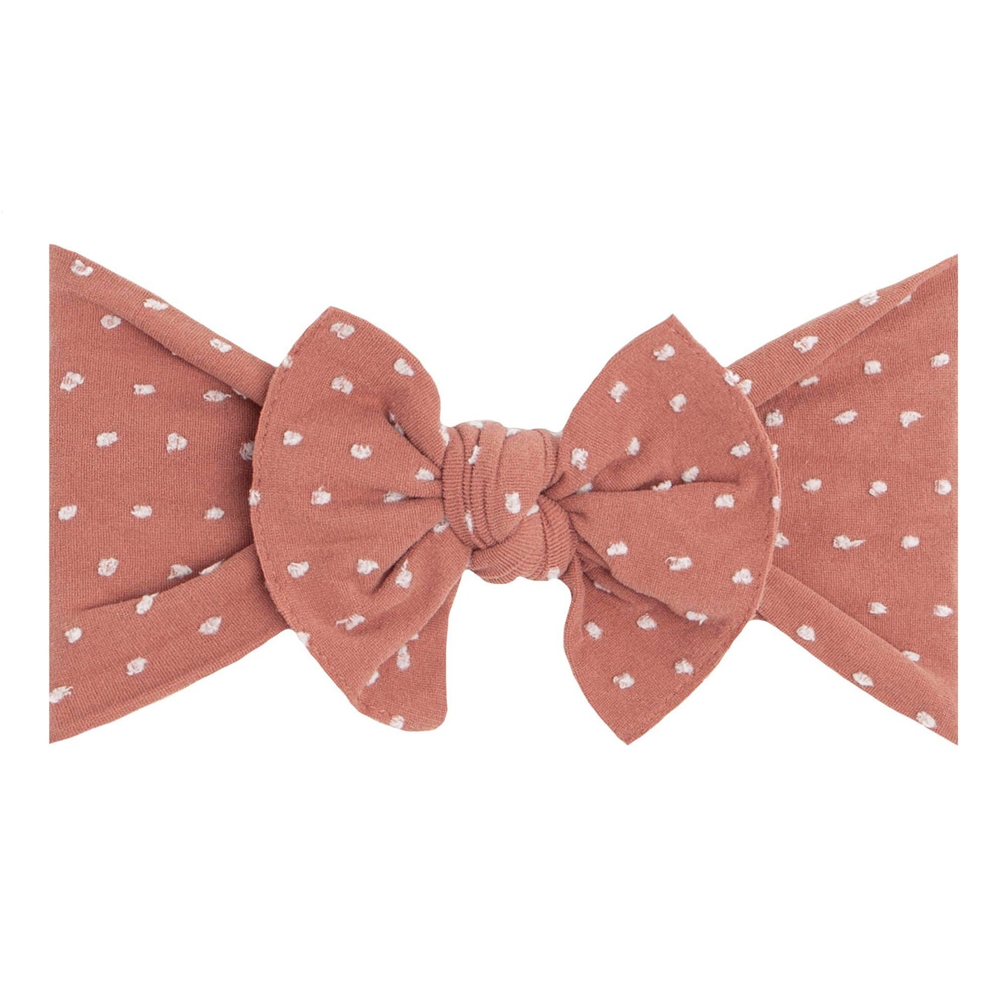 Baby Bling® Shabby Dot Knot soft nylon headband
