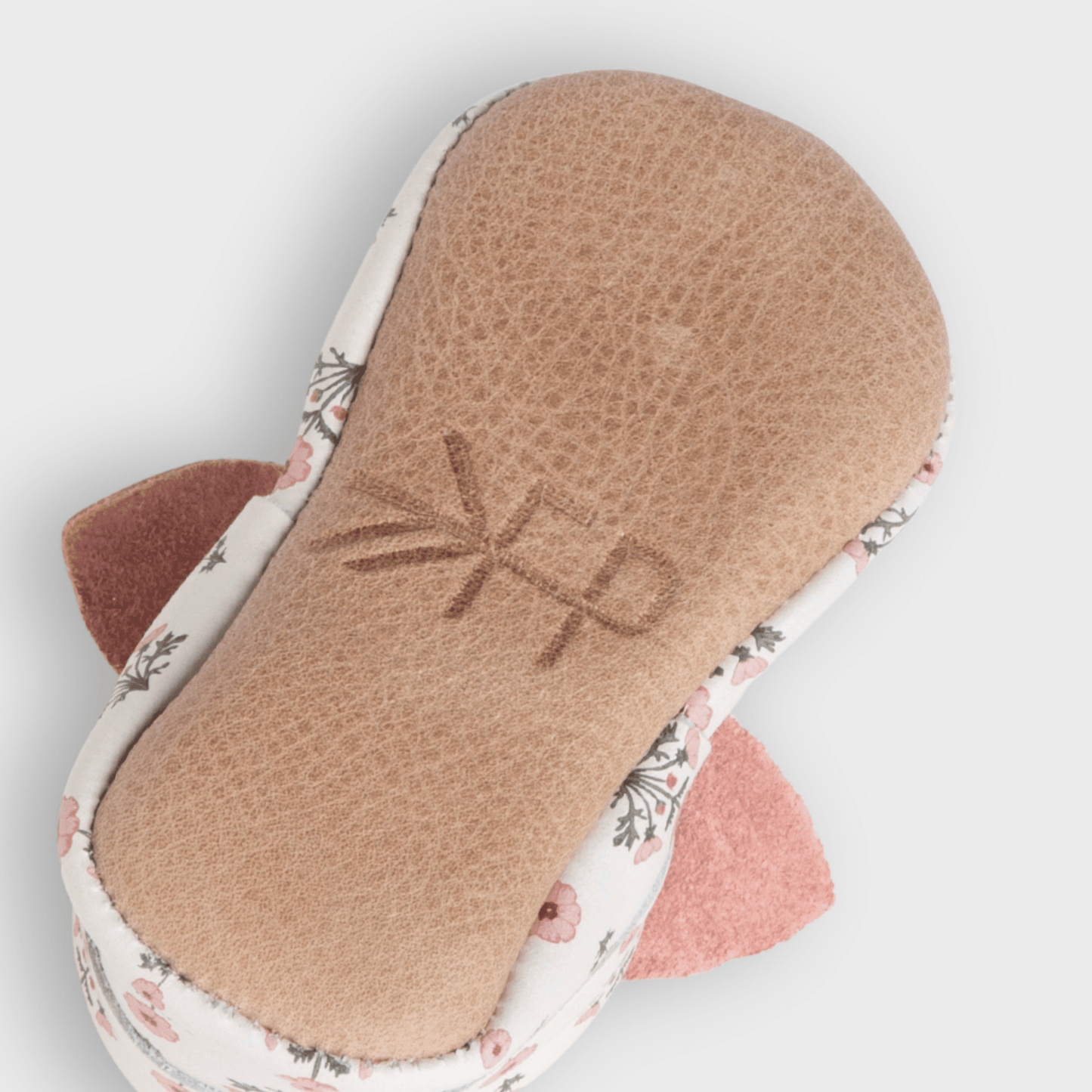 Blush Blossom Knotted Bow Baby Shoe: Soft Sole