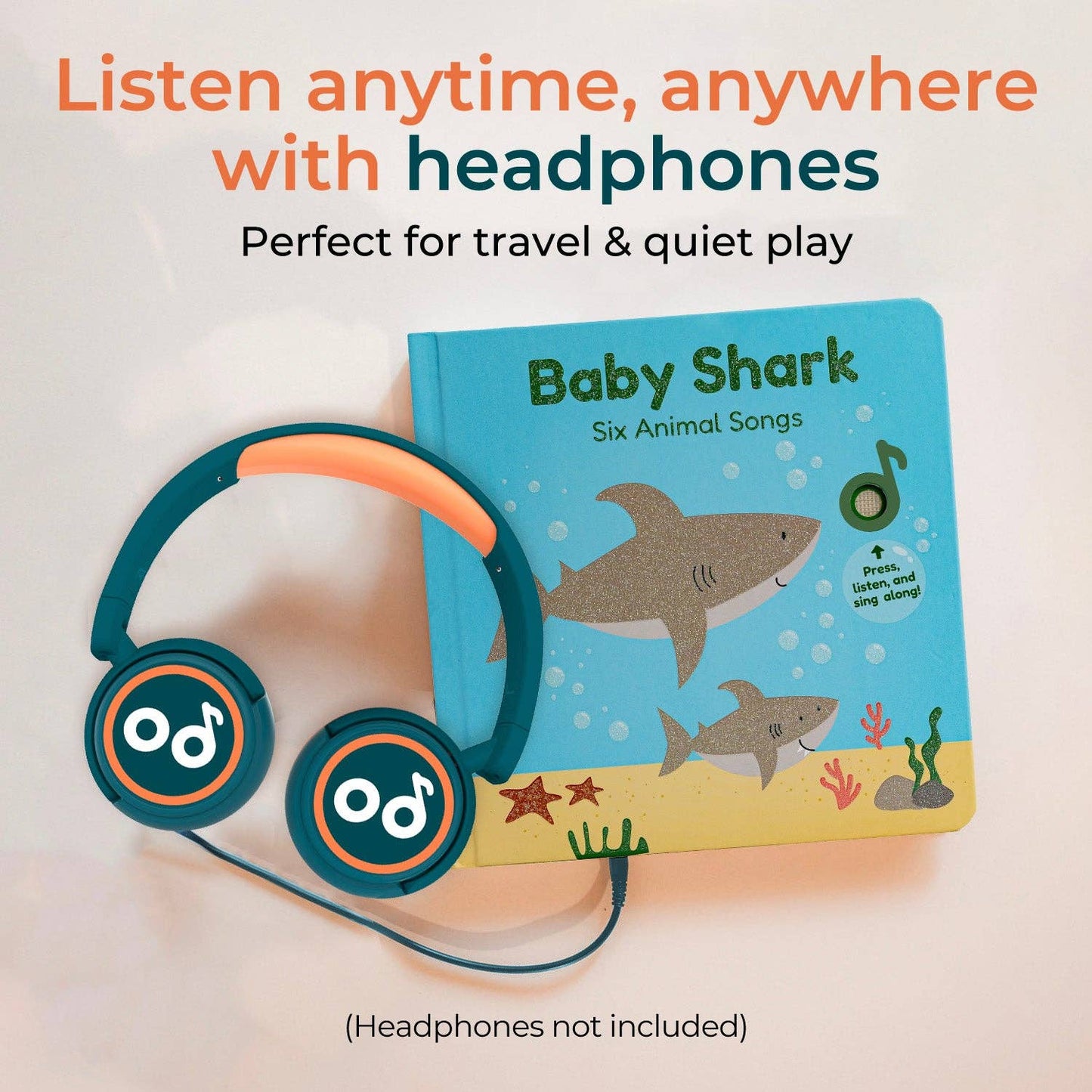 Cali's Books Baby Shark Nursery Rhymes - Headphone edition