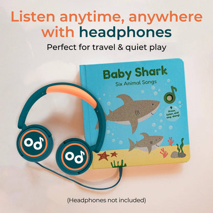 Cali's Books Baby Shark Nursery Rhymes - Headphone edition