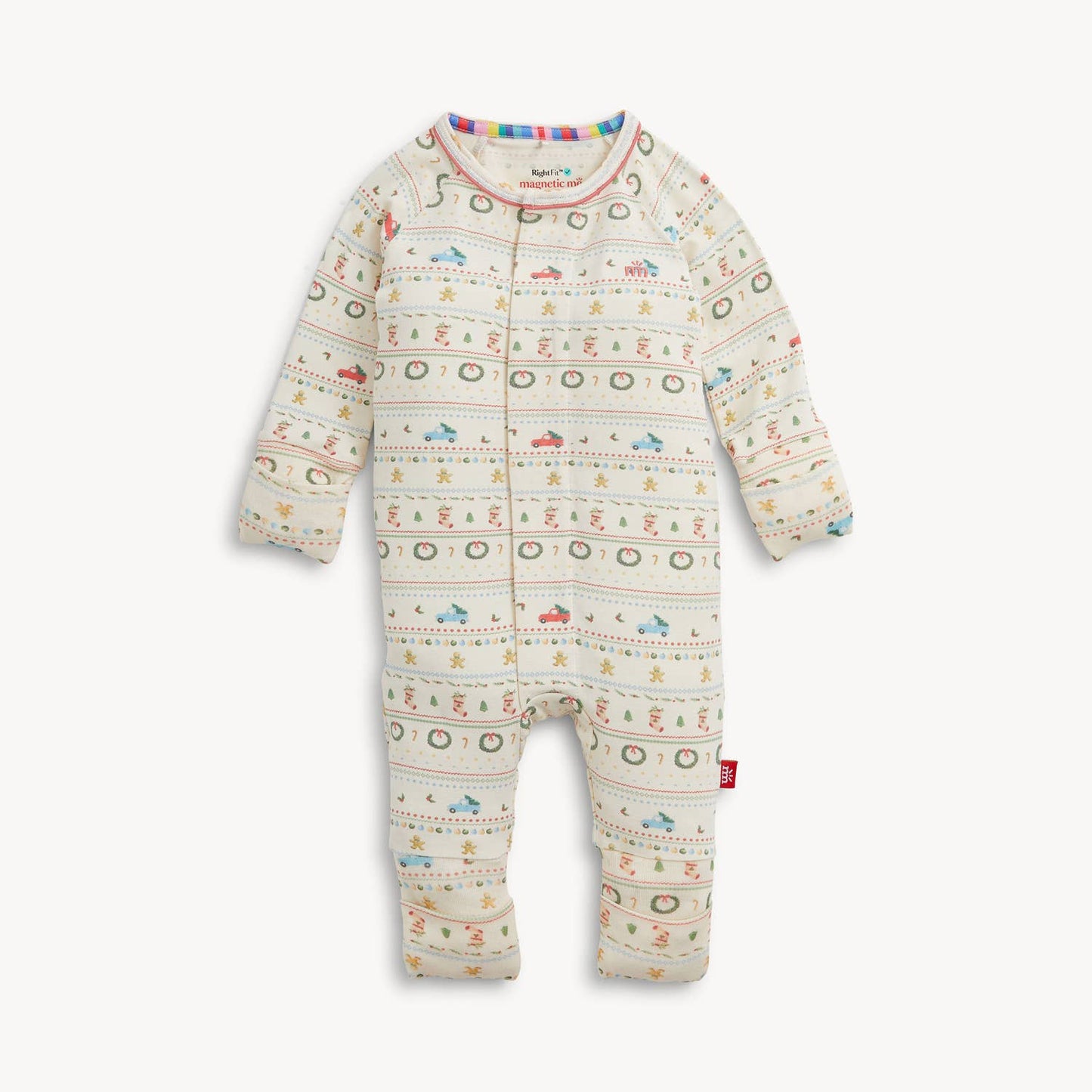 Magnetic Me TRADITIONAL CHRISTMAS Ruffles Convertible Coverall