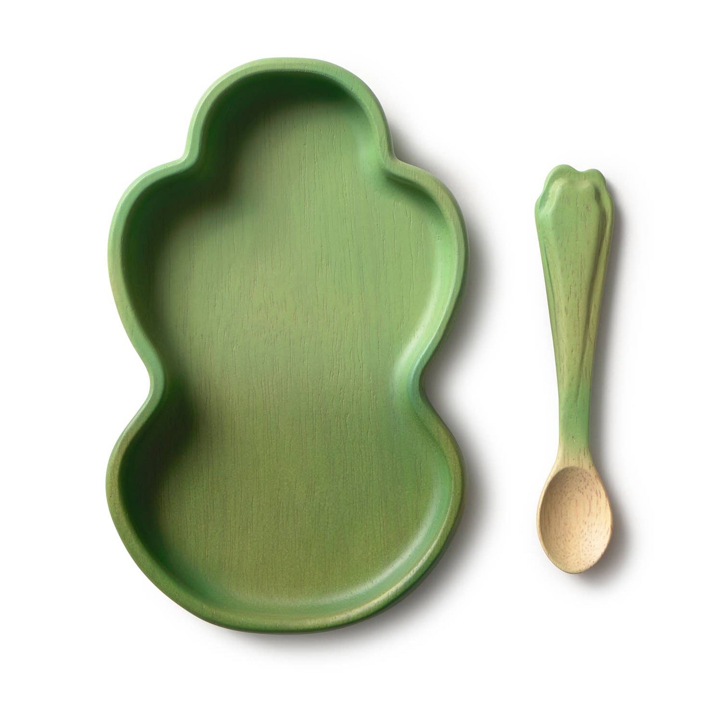 Kendall the Kale Plate & Spoon Set