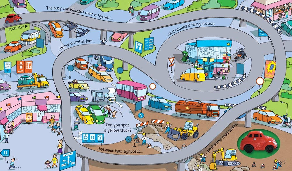 Wind-Up Busy Car Activity Book