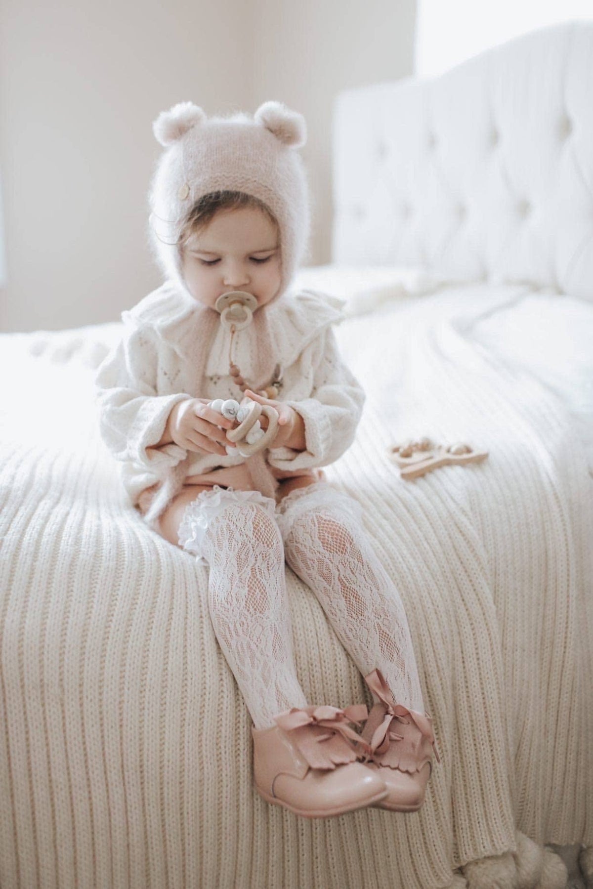 Cashmere Teddy Hat