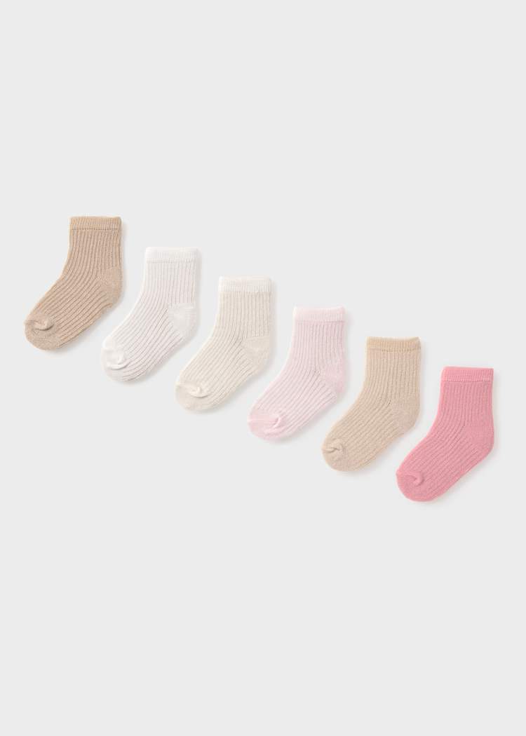 Newborn Boy 6-Pack Socks