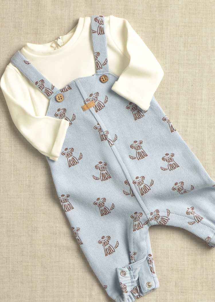 Mayoral Newborn Boy Printed One-Piece 2679