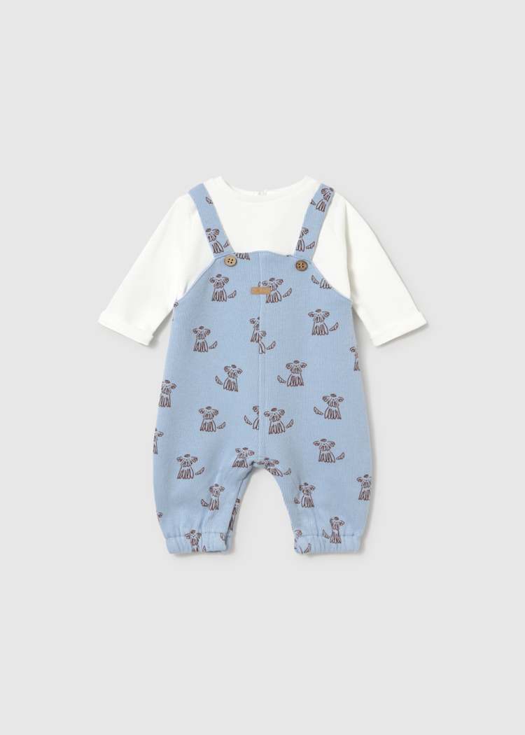 Mayoral Newborn Boy Printed One-Piece 2679