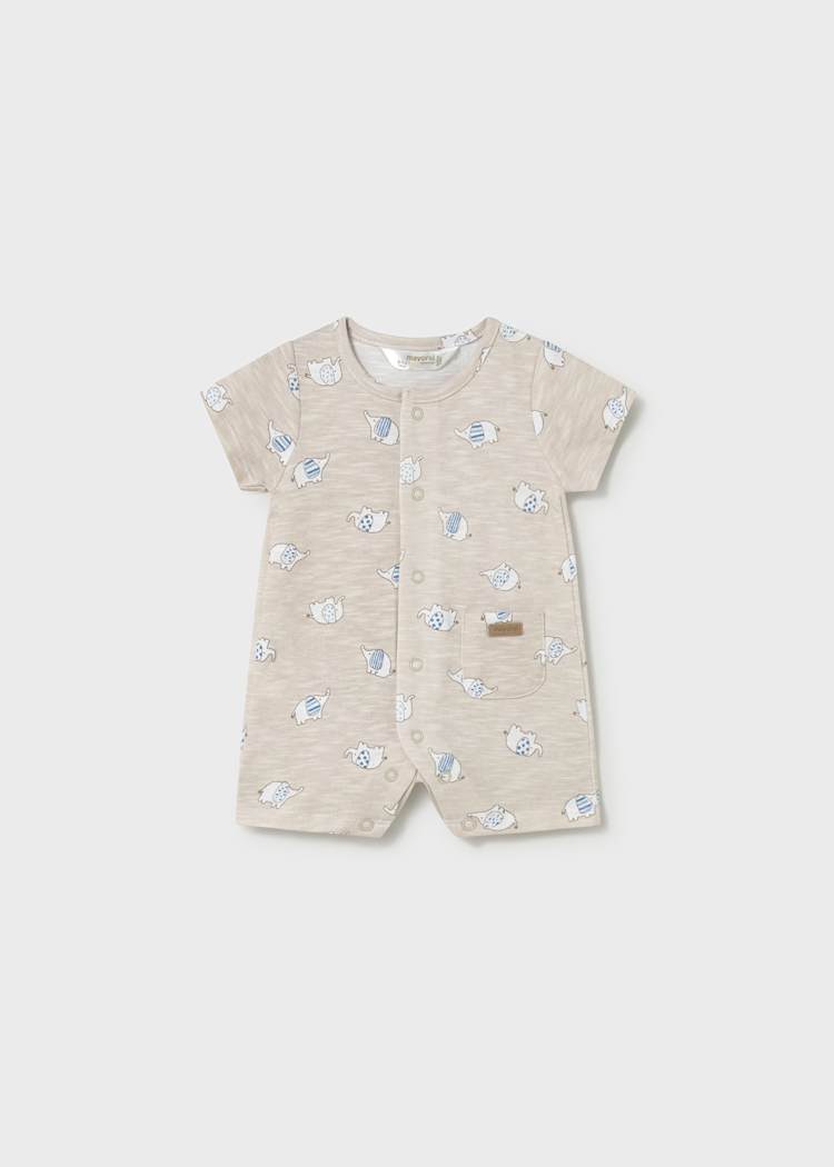 Newborn Boy Printed Romper 1717