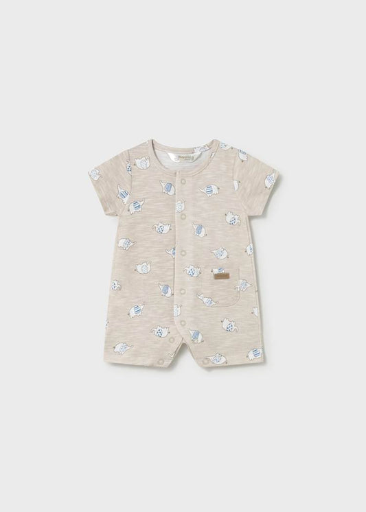 Newborn Boy Printed Romper 1717