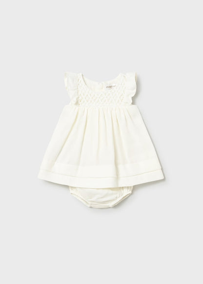 Newborn Girl Dress with Bloomers 1803
