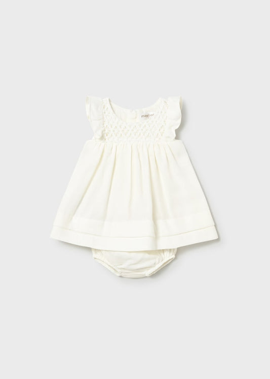 Newborn Girl Dress with Bloomers 1803