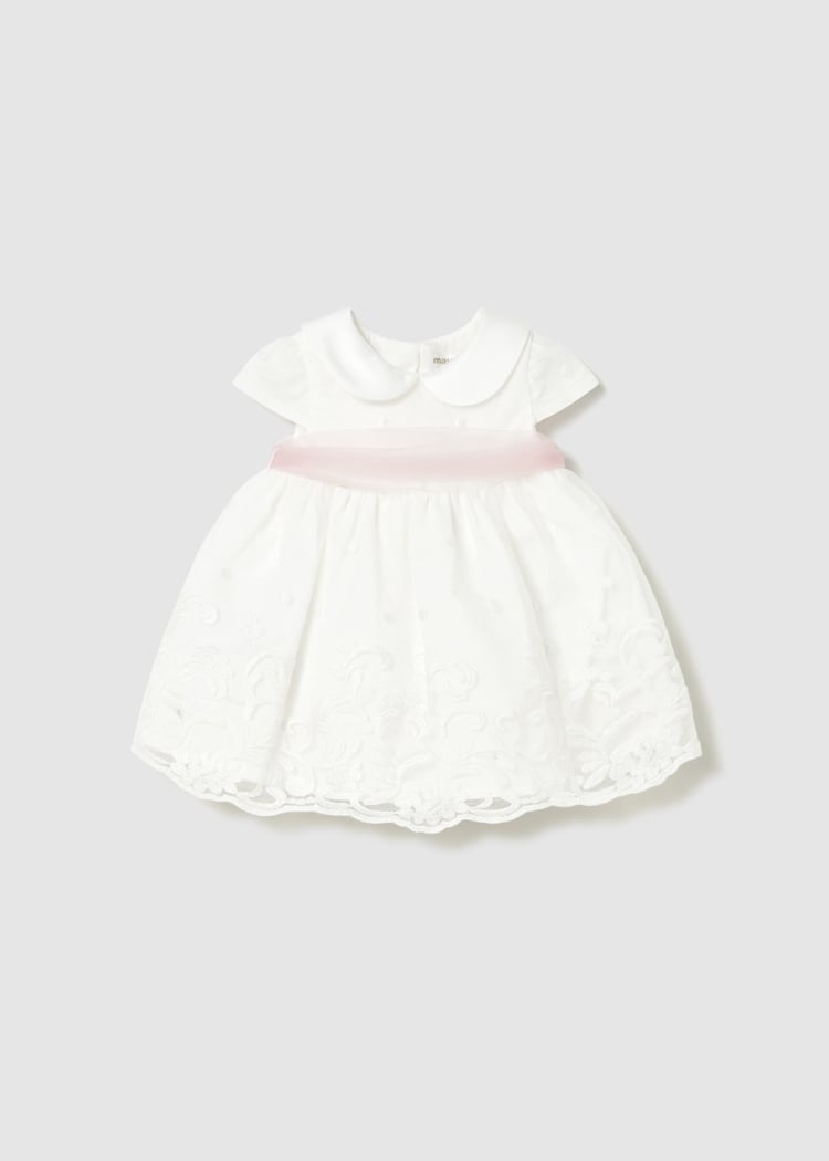 Newborn Girl Dress with Bloomers 1889