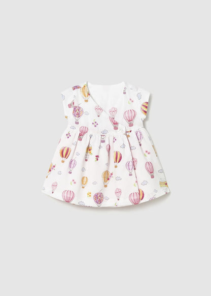 Newborn Girl Reversible Dress 1807