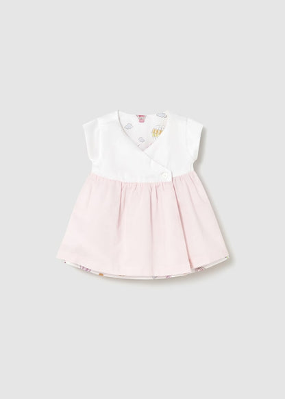 Newborn Girl Reversible Dress 1807
