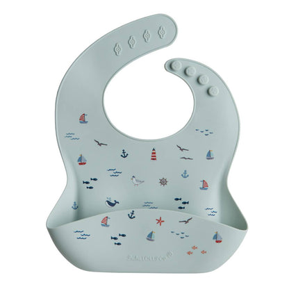 Silicone Bib Printed