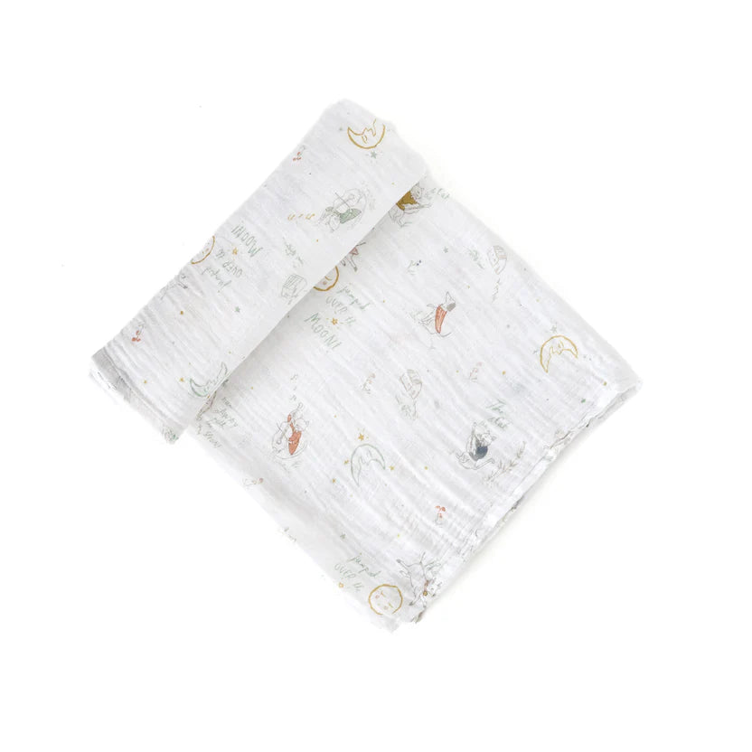 Organic muslin swaddle