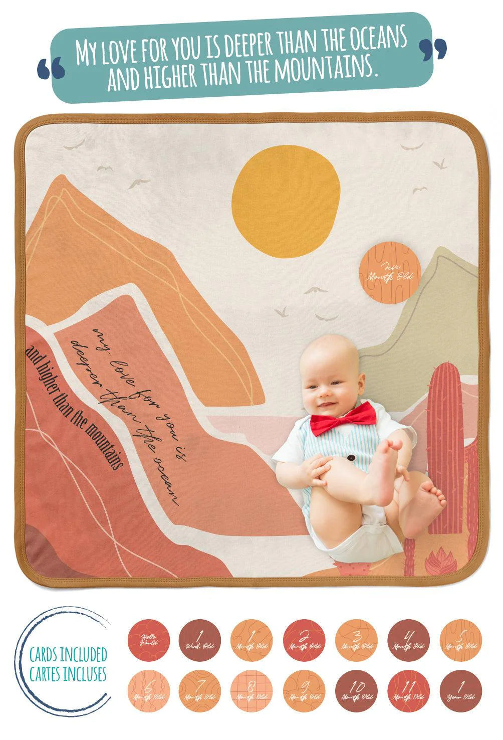 Tencel Luxe Milestone Blanket