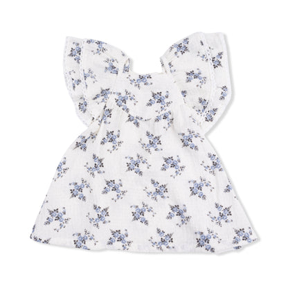 Organic Muslin V-Neck Dress + Bloomers