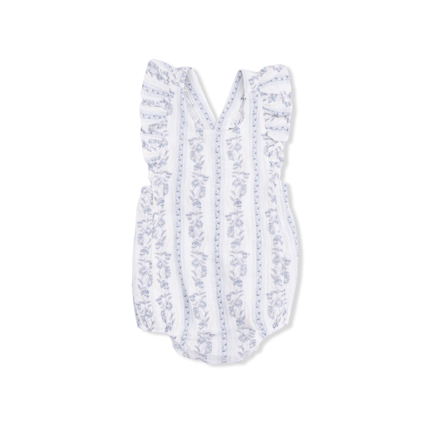 Organic Muslin Ruffle Sunsuit