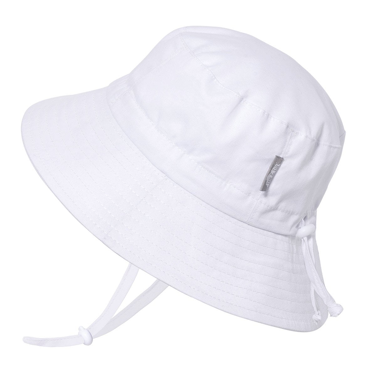 Kids Cotton Bucket Hats | White