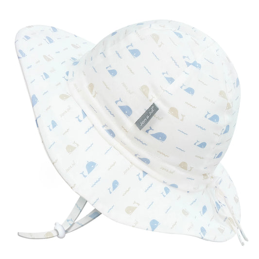 Kids Cotton Floppy Hats | Whale Tales