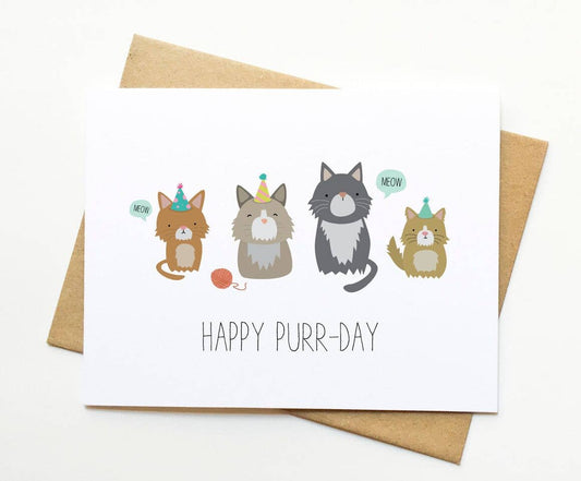 Le Trango Studios - Cat PurrDay Card