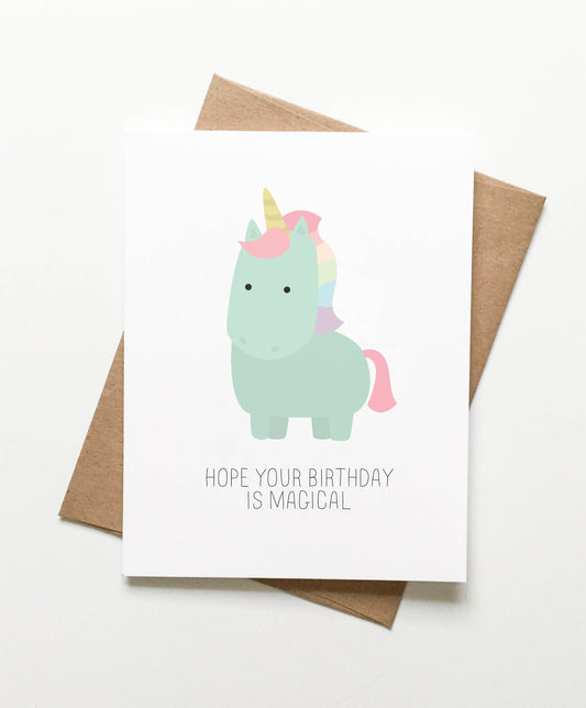 Le Trango Studios - Unicorn Birthday Card