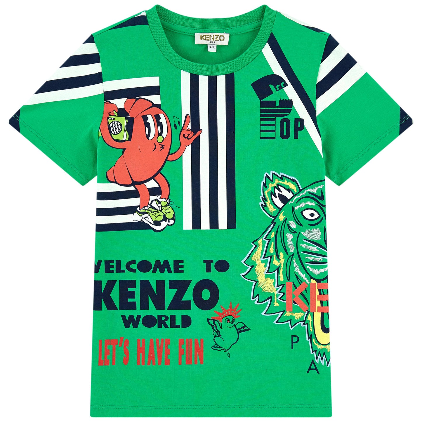 Kenzo Kids Printed T-shirt Kenzo World