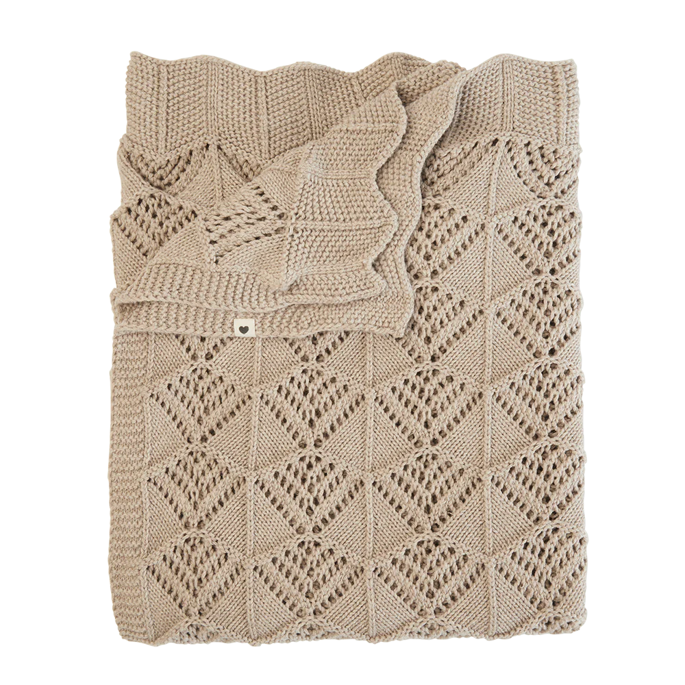 BIBS Knitted Blanket Wavy