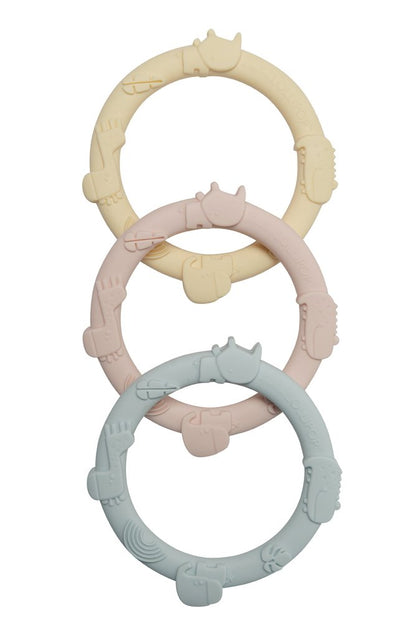 Wild Teething Ring Set