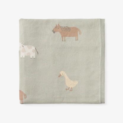 On the Farm Knit Blanket