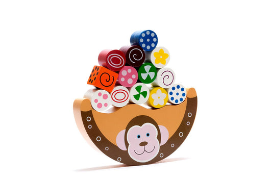 Fair Trade, Handmade Wood Monkey Balancing Toy