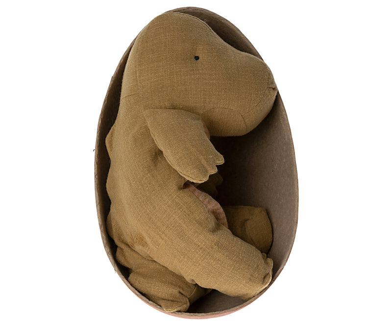 Gantosaurus in egg, Medium - Dark ocher