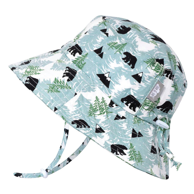 Kids’ Gro-With-Me® Cotton Bucket Hat | Bear