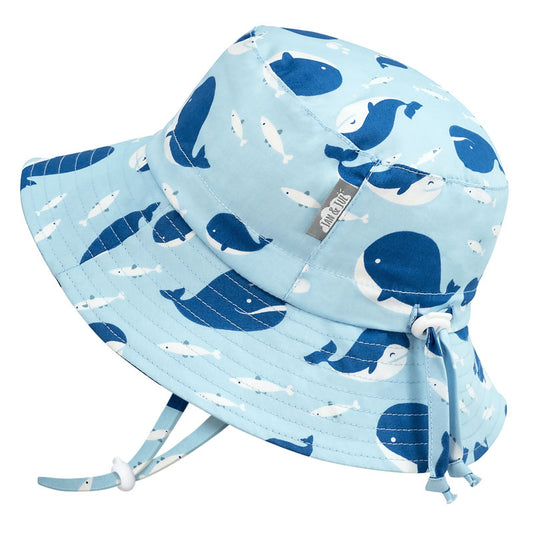 Kids’ Gro-With-Me® Cotton Bucket Hat | Whale