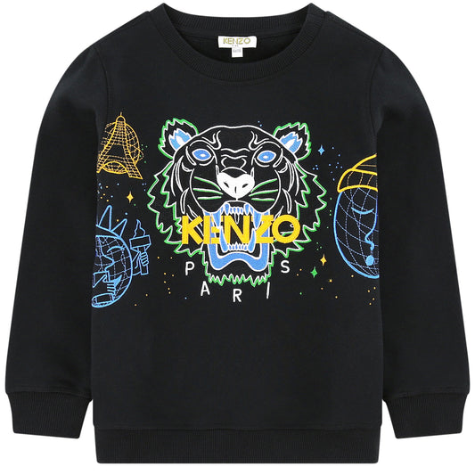 Kenzo Kids Embroidered sweatshirt - Multi Icons