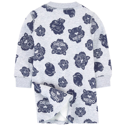 Kenzo Kids Sweatshirt dress with a print - Multi Icons