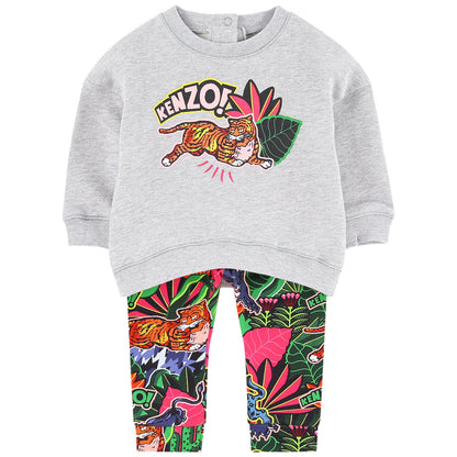 Kenzo Kids Graphic sweatshirt and leggings - Fantastic Kenzo