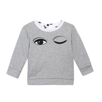 Kenzo Kids Reversible All-over eye print sweatshirt