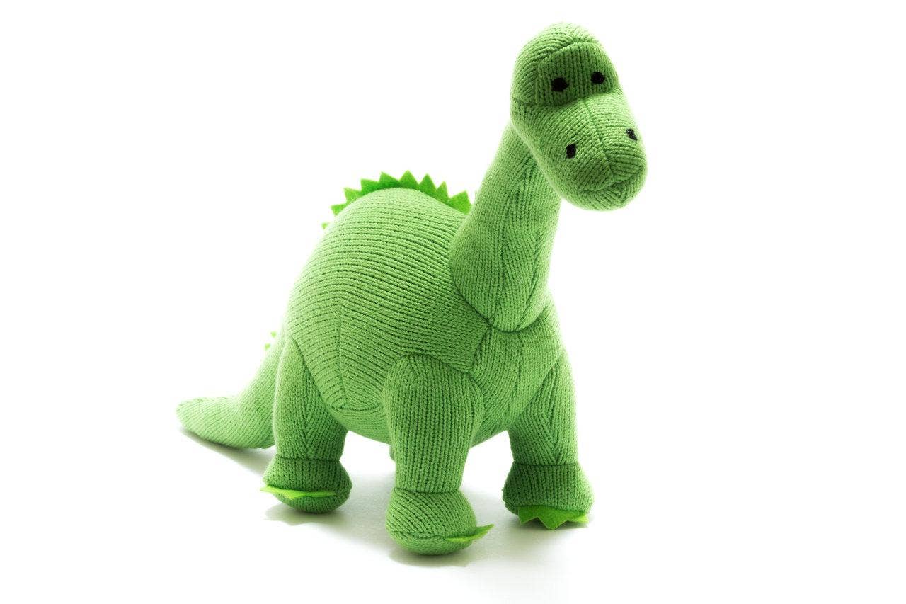 Knitted Diplodocus Dinosaur Plush Toy