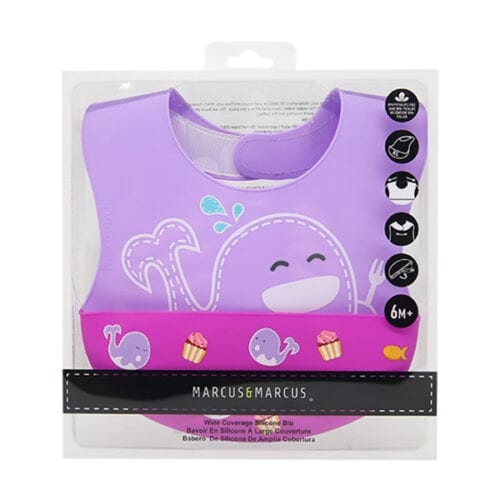 WIDE COVERAGE SILICONE BIB