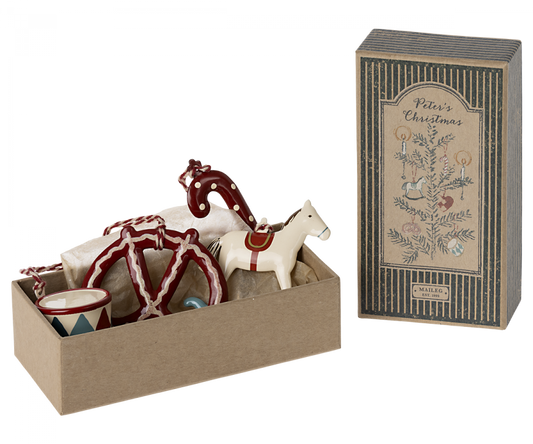 Metal ornament set - Peter`s Christmas