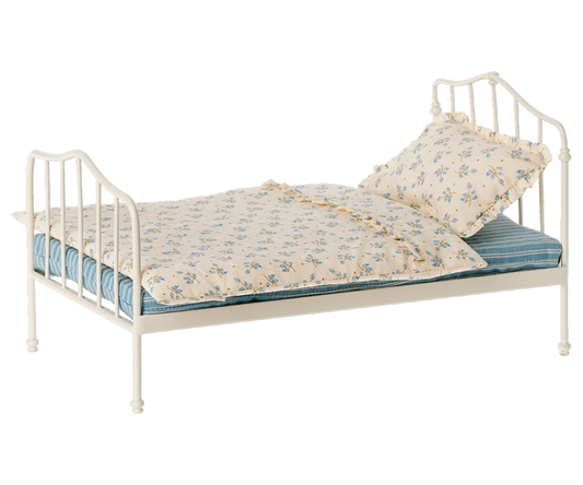 Vintage bed, Miniature-Blue