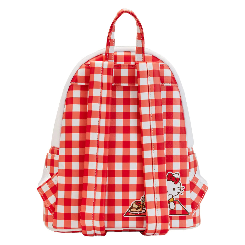 Red and white checkered backpack hotsell