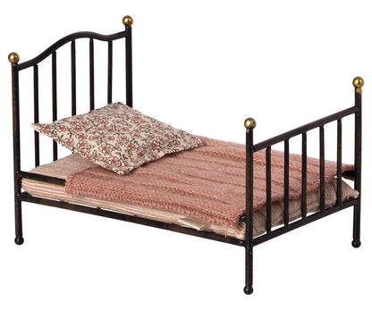 Vintage Bed, Mouse - Anthracite