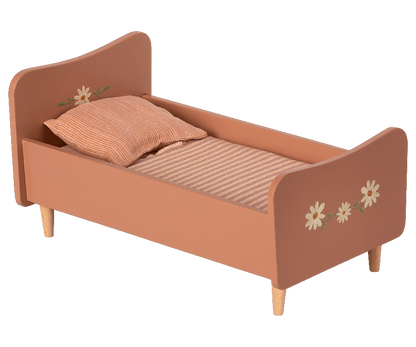 Wooden bed, Mini - Rose