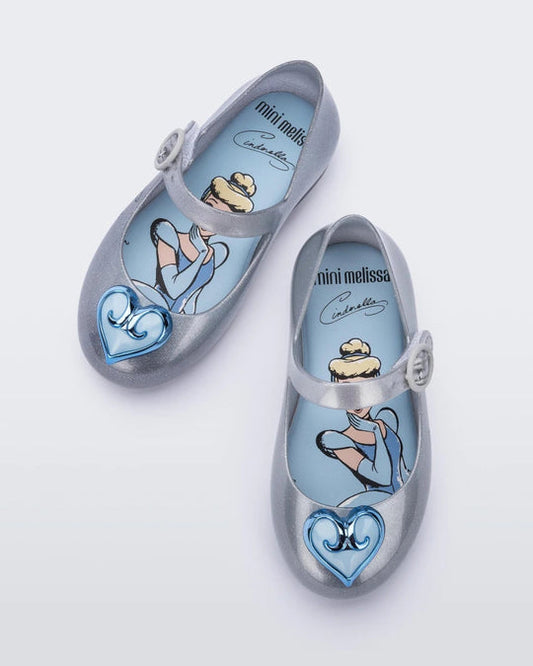 Mini Melissa Sweet Love + Disney Princess Flat - Cinderella