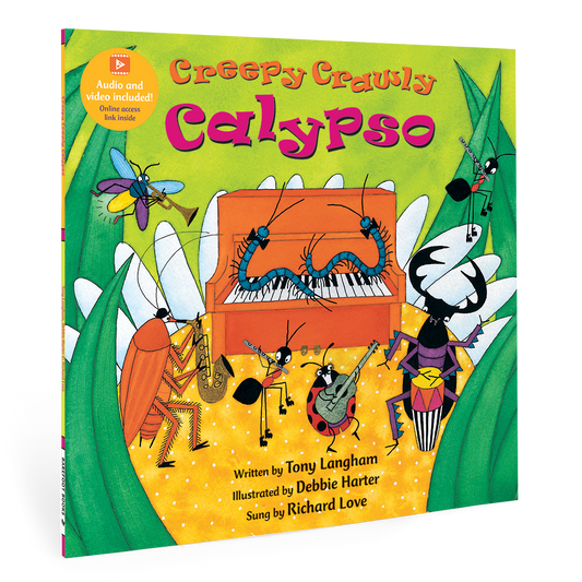 Creepy Crawly Calypso: Paperback with Audio & Video